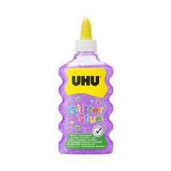 UHU GLITTER GLUE 177ML ΜΩΒ
