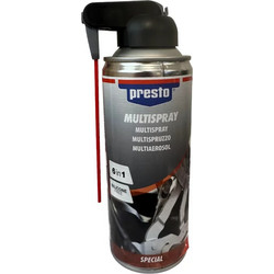 Presto Multispray Λιπαντικο/Αντιδιαβρωτικό σπρέι 6 σε 1 400ml