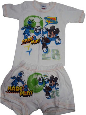 Σετ φανελάκι κοντό μανίκι με μπόξερ Mickey Μινέρβα