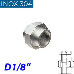 INOX 304 Ρακόρ 1/8"
