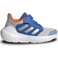 Adidas Tensaur Run 3.0 EL Hook Παιδικά Αθλητικά Παπούτσια για Τρέξιμο Λευκά Royal Blue Κόκκινα IH1049