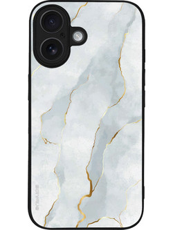 Sonique Marble Series Θήκη iPhone 16 White 01