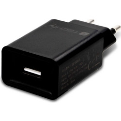 Techly Φορτιστής Χωρίς Καλώδιο με Θύρα USB-A 12W Black IPW--24BK