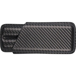 Θήκη για 2 πούρα Carbon 99623815 - Double Corona Churchill Torpedo, Lonsdale 18.5cm