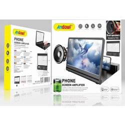 Μεγεθυντής Οθόνης Κινητού με Ηχείο Bluetooth Andowl Q-T93 Μαύρο