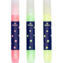 Moses Λάμψη Glitter στο Σκοτάδι Κόλλα Σετ 3 (M16752)