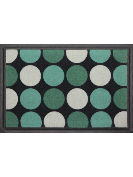 Ποδόμακτρο TURQUOISE κύκλοι 40x60cm