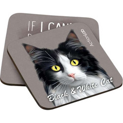 Action Lab Souver Black & White Cat 2pcs