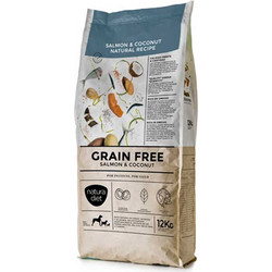 Dingo Natura Diet Grain Free Salmon & Coconut Natural 12kg