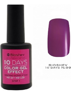 Bioshev 10 Days Color Gel Effect 099 Gloss Βερνίκι Νυχιών Μακράς Διαρκείας 11ml