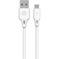 Καλώδιο Φόρτισης WK WDC-092 USB σε Micro USB 2m Λευκό