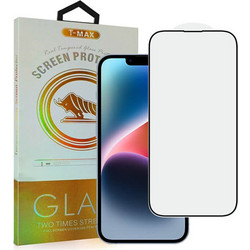 Tmax Full Glue Tempered Glass (iPhone 13 / 13 Pro / 14 / 16e / 17e) Black