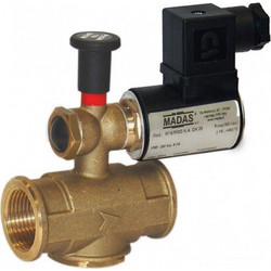 ΗΛΕΚΤΡΟΒΑΝΑ 6 BAR 12V 1/2" ΝORMALLY ΟPEN ΧΕΙΡΟΚΙΝΗΤΗΣ ΕΠΑΝΑΦΟΡΑΣ ΒΙΔΩΤΩΝ ΑΚΡΩΝ, ΟΡΕΙΧΑΛΚΙΝΗ