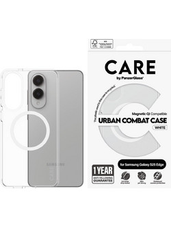 PanzerGlass Care Urban Combat Θήκη Κινητού Samsung Galaxy S25 Edge White CR37967