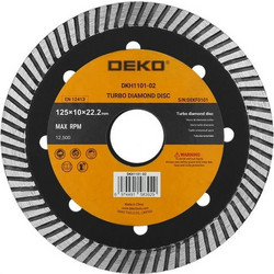 Deko Δίσκος Κοπής Δομικών Υλικών 125mm DKH1101-02 (1008971)
