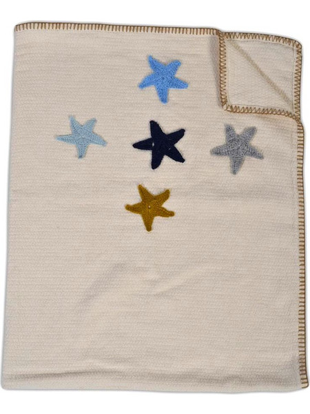 Cangaroo Stars Κουβέρτα Αγκαλιάς Πλεκτή 90x100 Μπεζ