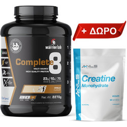 Complete 8, 2270g (Warriorlab) + ΔΩΡΟ Creatine Powder 500g (Quamtrax)