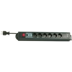 REV Surge protector 6-fold 3,0 m Supra-Guard black