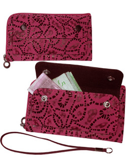 VOLTE-TEL ZIPPER ΜΕ ΚΟΡΔΟΝΙ ΘΗΚΗ ΠΟΥΓΚΙ D02 (2 ΘΕΣΕΙΣ) 4.3in RED