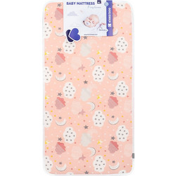 KikkaBoo Fantasia Clouds Peach Στρώμα Foam Κούνιας 70x140x9cm