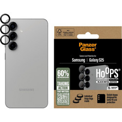 PanzerGlass - Hoops Lens Protector Galaxy S 2025, black - Electronics