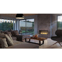 Τζάκι Βιοαιθανόλης INFIRE Slim Inside Black 1200