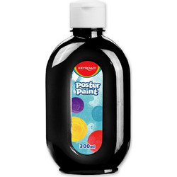 Keyroad Poster Paint Μαύρο 300ml