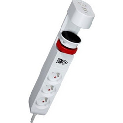 ONLAN P/C Smart Πολύπριζο (MP-AC3-U3) Λευκό