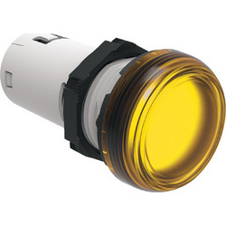 Ενδεικτική Λυχνία Ενιαία Κίτρινη Φ22 24V AC/DC IP66