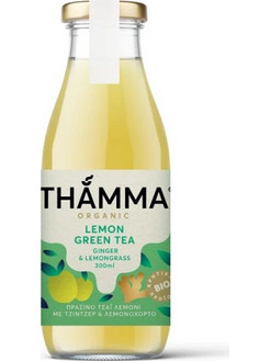 ΠΡΑΣΙΝΟ ΤΣΑΙ ΜΕ ΛΕΜΟΝΙ ICE TEA 300ML THAMMA BIO