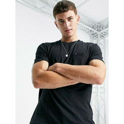 Lee - Ανδρικό T-shirt Pocket Tee L63JFQ01 Μαύρο