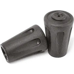 Ανταλλακτικές Τάπες Μπατόν Fizan (Ζεύγος) Trekking Rubber Protector W/Ring Inside