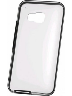 HTC M9 CLEAR CASE HARD SHELL BLACK HC C1153