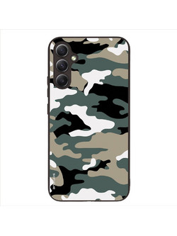 Sonique Camouflage Army Series Back Cover Khaki (Samsung Galaxy A34 5G)