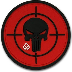 Patch 3D Target Panisher RED