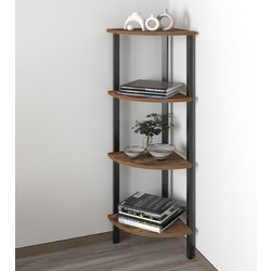 Megapap Lela Γωνιακή Βιβλιοθήκη 34x34x125cm GP041-0096,1