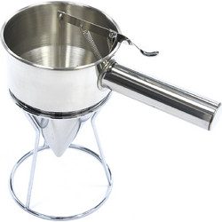 Batter Dispenser - 1,3L - Stainless Steel - incl Dosing Button