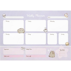 Pusheen - Weekly Planner From The Moments Collection 54 Pages A3 - (BPSA30037)