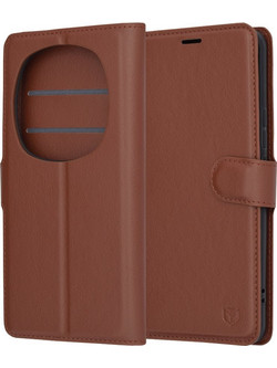 Techsuit Leather Folio Θήκη (Honor Magic6 Pro) Brown