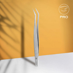 Professional Eyelash Tweezers EXPERT 41 TYPE 9 (L-Shaped,35')