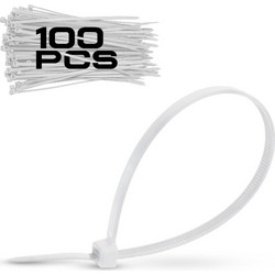 BORMANN Pro BCR5014 Δεματικά Καλωδίων 3.6300mm Λευκά 100τεμ