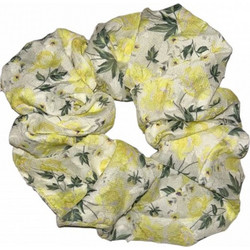 Σούρα μαλλιών με λουλούδια floral 11002 hairutopia ΚΙΤΡΙΝΟ