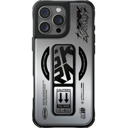 Skinarma case Kira Kobai iPhone 16 Pro 6.3'' Magnetic Charging Grip Stand chrome - (SK-2024IPP63-KIRAB-SIL)