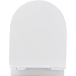 Scarabeo Moon Καπάκι Λεκάνης D-Shape Πλαστικό Slim Soft Close Λευκό 502-5535BS-300