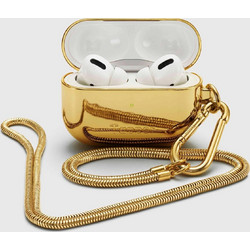 Tapper Θήκη Λαιμού για Apple AirPods Pro 1 / 2 Επίχρυση 18K Gold