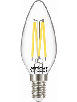 EL822822 | EL822822 | LED FILLAMENT CLEAR|B35 4W(40w) E14|4000k|470lm|enjoysimplicity(TM)