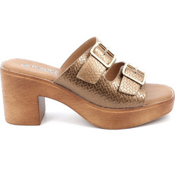 Γυναικείο Mule B-Soft Χρώματος Χρυσό 2367-81