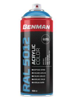 Benman Acrylic Color Spray Σπρέι Βαφής Γαλάζιο Gloss 400ml