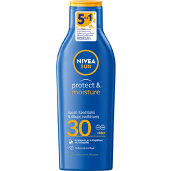 Nivea Sun Protect & Moisture Αντηλιακό Γαλάκτωμα Σώματος SPF30 200ml