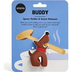 OTOTO Buddy Brown Spoon Holder & Steam Releaser
